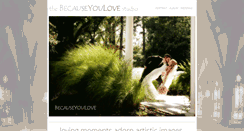 Desktop Screenshot of becauseyoulove.com